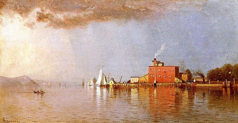 Alfred Thompson Bricher Along the Hudson